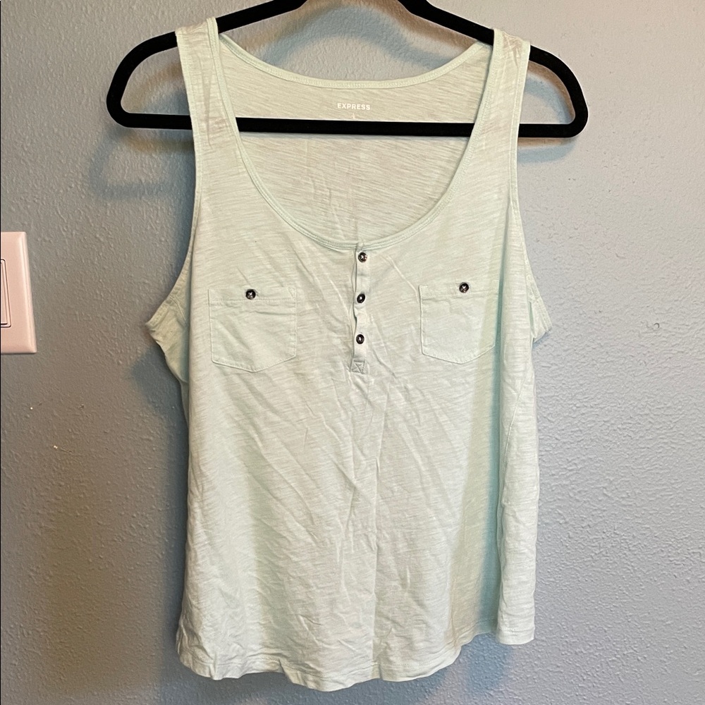Express Mint Green Tank Top